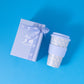 Blue takeaway cup