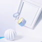 Blue tin candle
