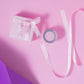Pink tin candle